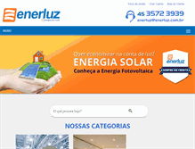 Tablet Screenshot of enerluz.com.br