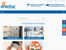 Tablet Screenshot of enerluz.com.py